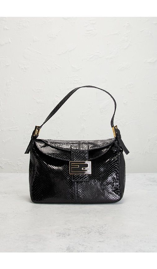 Fendi Vintage Python Mama Baguette Shoulder Bag in - FWRD Renew - Modalova
