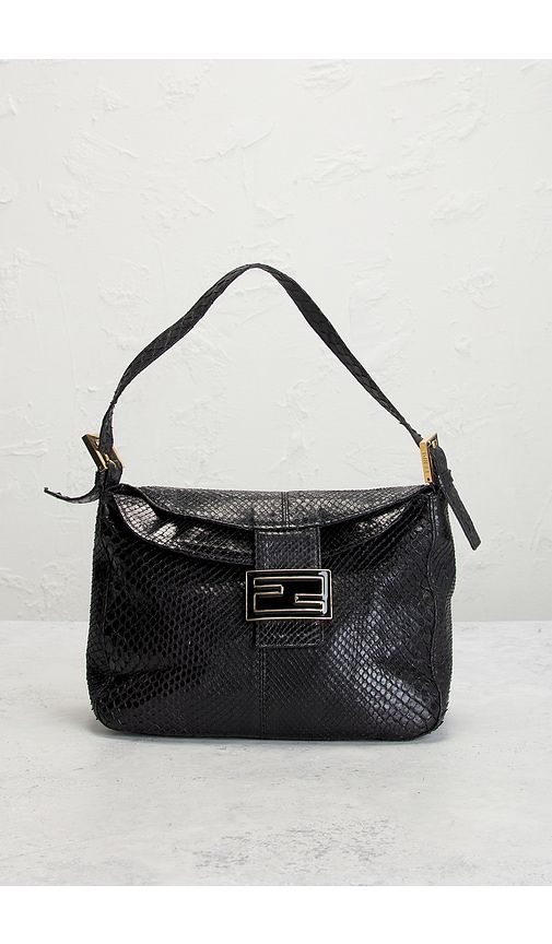 Fendi Vintage Python Mama Baguette Shoulder Bag in - FWRD Renew - Modalova