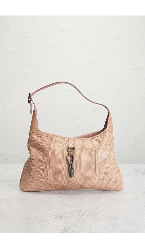 Gucci Vintage Lizard Jackie Hobo Bag in - FWRD Renew - Modalova