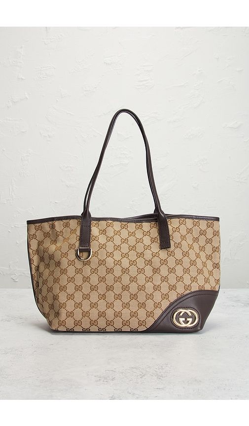 Gucci New Britt Tote Bag in - FWRD Renew - Modalova
