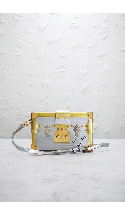 Louis Vuitton Petite Malle Shoulder Bag in Metallic Silver - FWRD Renew - Modalova