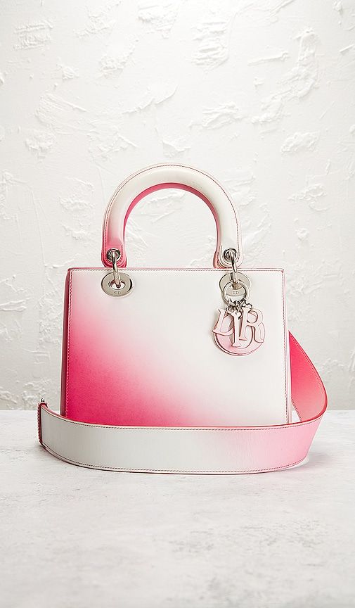 Dior Lady Dior Handbag in Red - FWRD Renew - Modalova