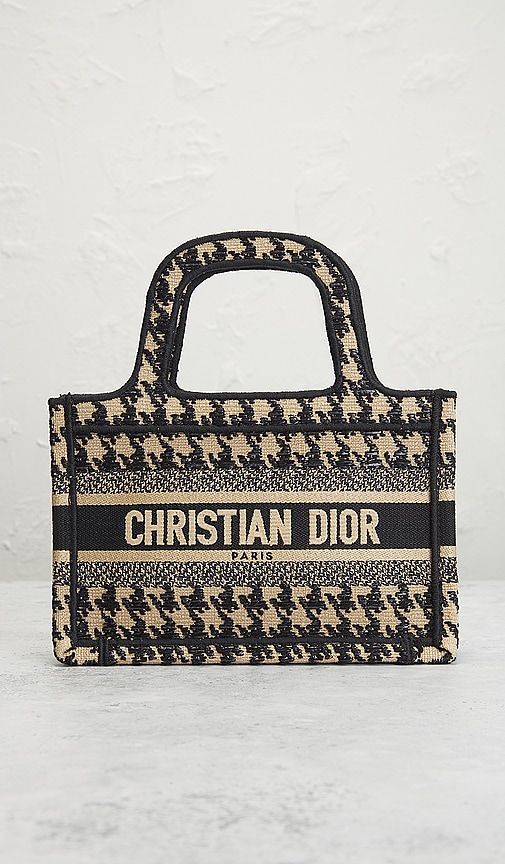 Dior Mini Book Tote Bag in Navy - FWRD Renew - Modalova