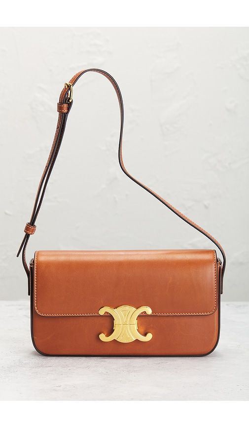 Celine Triomphe Shoulder Bag in - FWRD Renew - Modalova