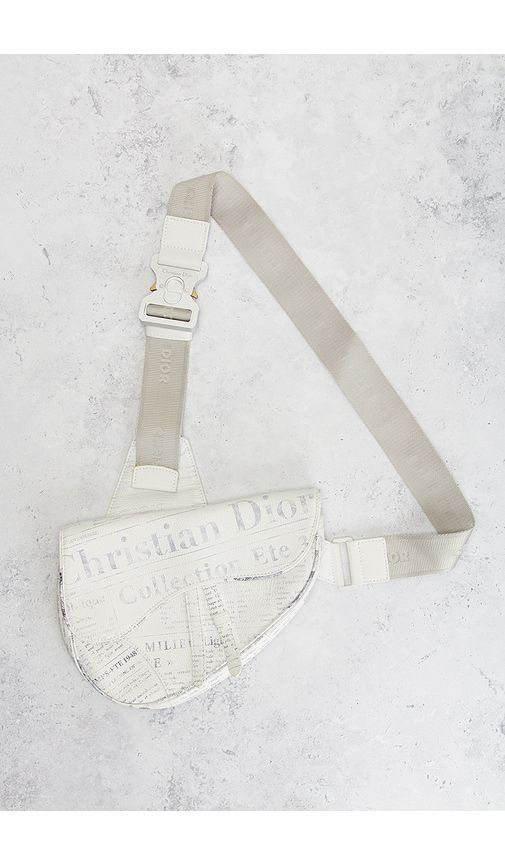 Dior Newspaper Saddle Bag in - FWRD Renew - Modalova