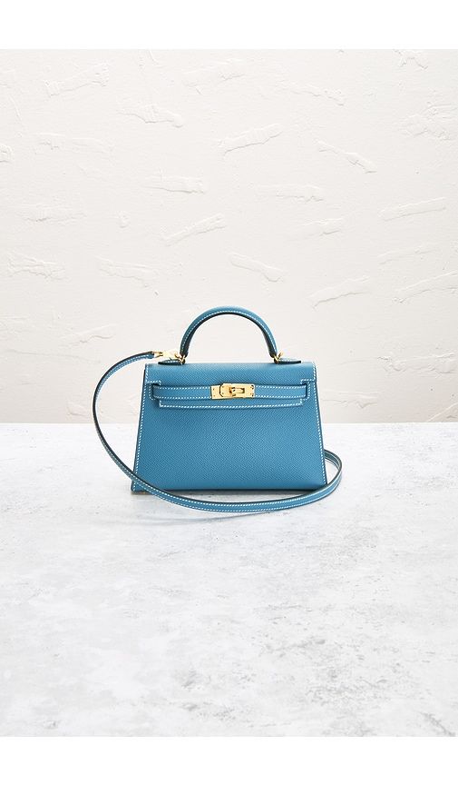 Hermes Kelly 20 Handbag in Blue - FWRD Renew - Modalova