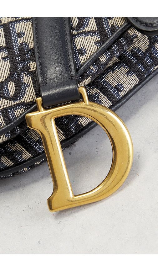 Dior Trotter Oblique Saddle Bag in - FWRD Renew - Modalova