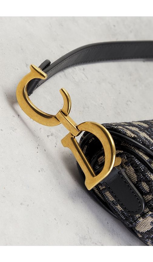 Dior Trotter Oblique Saddle Bag in - FWRD Renew - Modalova