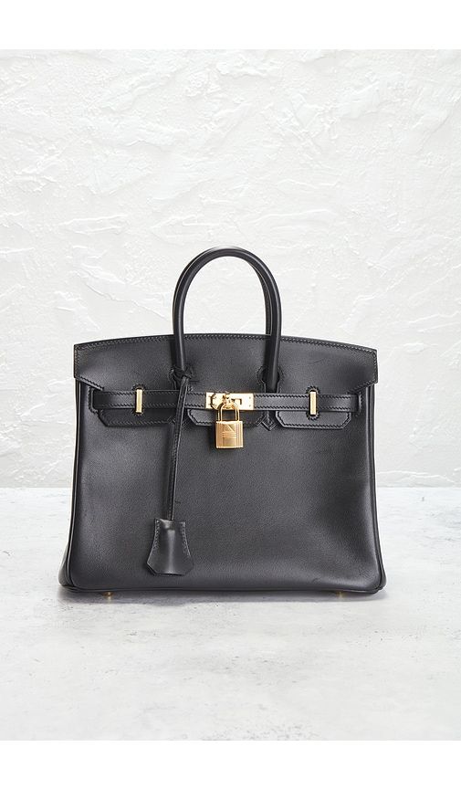 Hermes Swift Birkin 25 Handbag in Black - FWRD Renew - Modalova