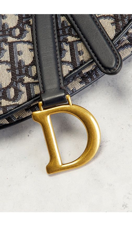 Dior Oblique Trotter Saddle Bag in - FWRD Renew - Modalova