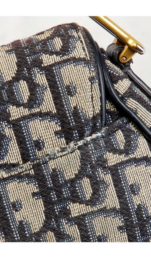 Dior Oblique Trotter Saddle Bag in - FWRD Renew - Modalova