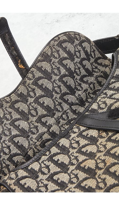 Dior Trotter Oblique Saddle Bag in - FWRD Renew - Modalova