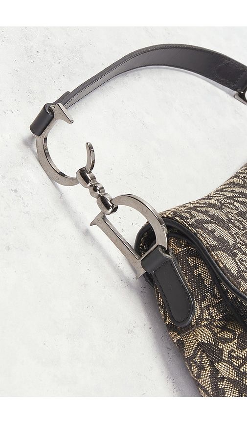 Dior Trotter Oblique Saddle Bag in - FWRD Renew - Modalova