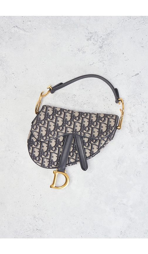 Dior Trotter Oblique Saddle Bag in - FWRD Renew - Modalova