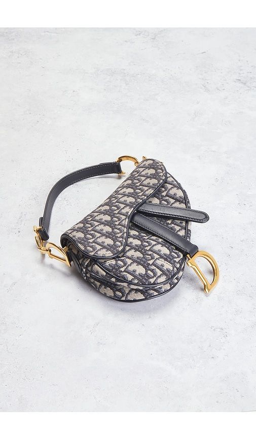 Dior Trotter Oblique Saddle Bag in - FWRD Renew - Modalova