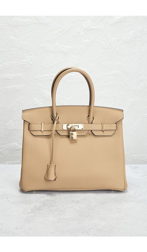 Hermes Togo Birkin 30 Handbag in Beige - FWRD Renew - Modalova