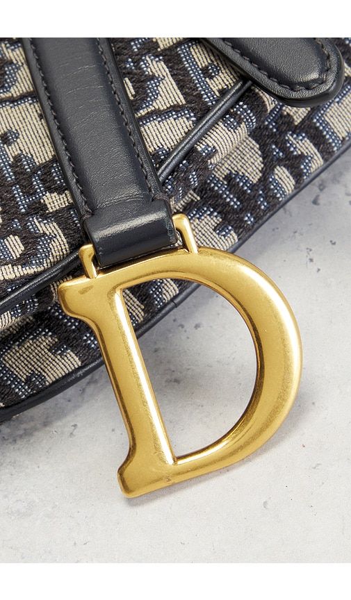 Dior Trotter Oblique Saddle Bag in - FWRD Renew - Modalova