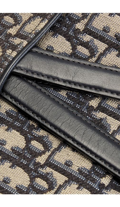Dior Trotter Oblique Saddle Bag in - FWRD Renew - Modalova