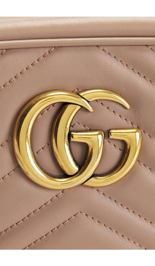 Gucci Mini GG Marmont Shoulder Bag in - FWRD Renew - Modalova