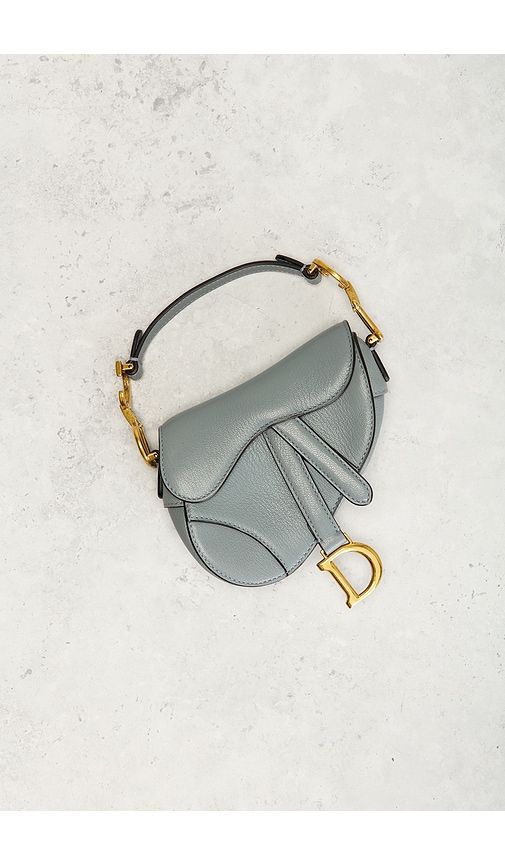 FWRD Renew Dior Saddle Bag in Blue - FWRD Renew - Modalova