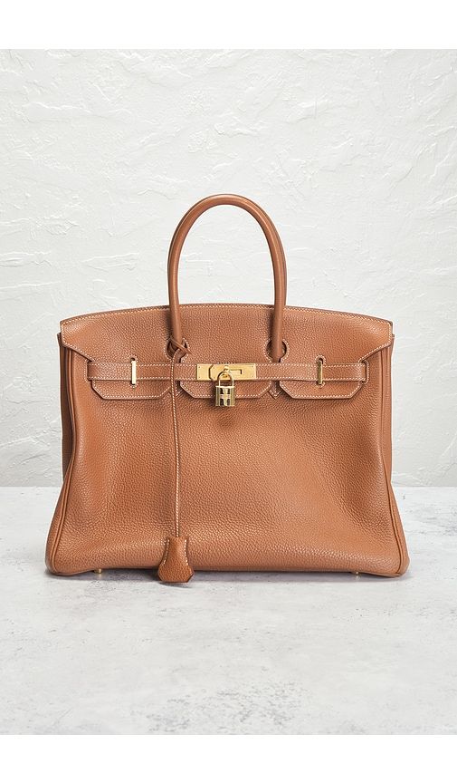 Hermes Togo Birkin 35 Retourne Handbag in Brown - FWRD Renew - Modalova
