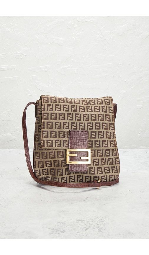 Fendi Zucchino Shoulder Bag in - FWRD Renew - Modalova