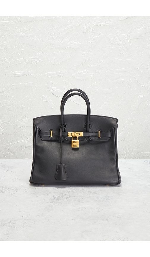 Hermes Swift Birkin 25 Handbag in Black - FWRD Renew - Modalova