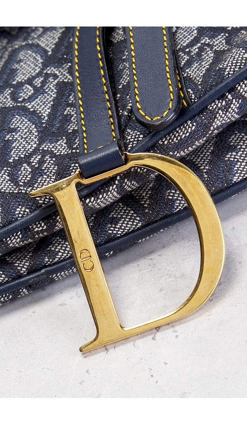 Dior Trotter Oblique Saddle Bag in - FWRD Renew - Modalova