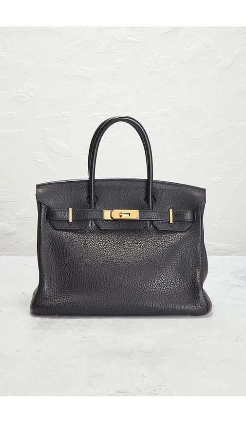 Hermes Clemence Birkin 30 Handbag in Black - FWRD Renew - Modalova