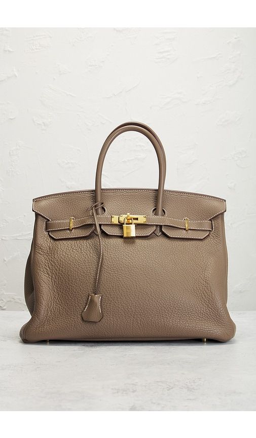 Hermes Togo Birkin 35 Handbag in Tan - FWRD Renew - Modalova