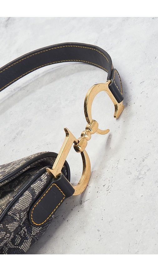 Dior Trotter Oblique Saddle Bag in - FWRD Renew - Modalova