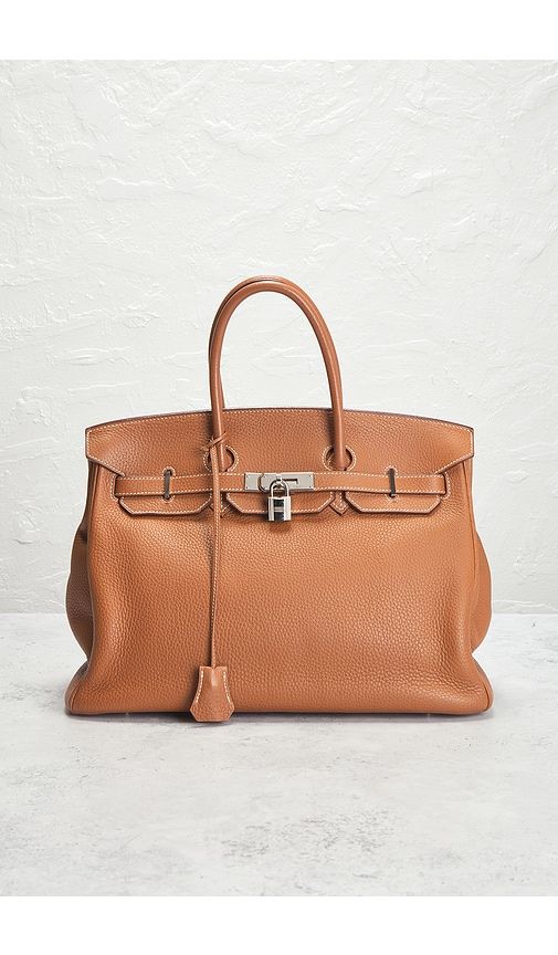 Hermes Togo Birkin 35 Handbag in Tan - FWRD Renew - Modalova