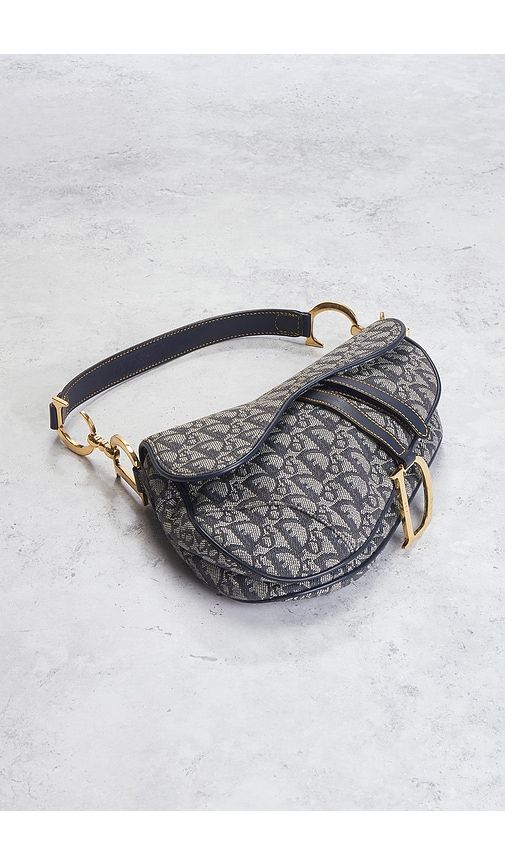Dior Trotter Oblique Saddle Bag in - FWRD Renew - Modalova