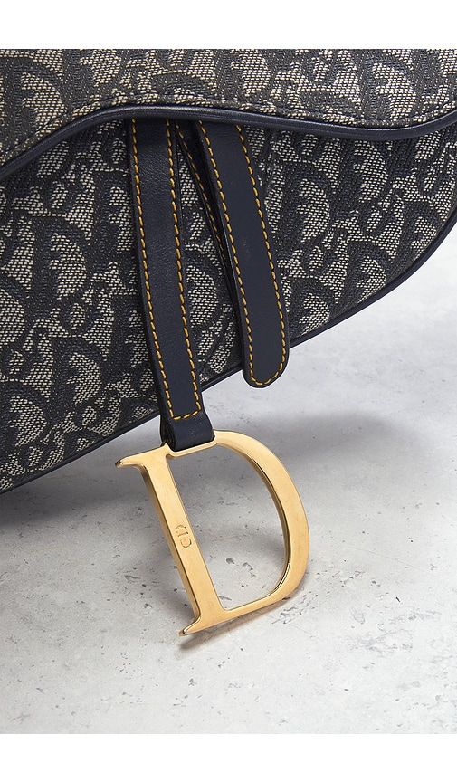 Dior Trotter Oblique Saddle Bag in - FWRD Renew - Modalova