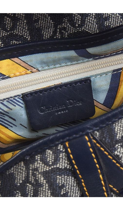 Dior Trotter Oblique Saddle Bag in - FWRD Renew - Modalova