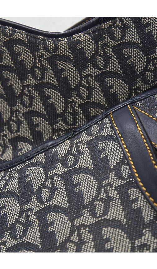 Dior Trotter Oblique Saddle Bag in - FWRD Renew - Modalova