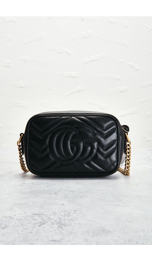 Gucci Mini GG Marmont Shoulder Bag in - FWRD Renew - Modalova