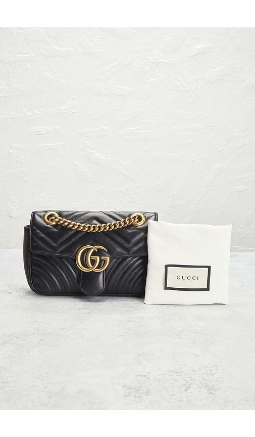 Gucci Mini GG Marmont Shoulder Bag in - FWRD Renew - Modalova