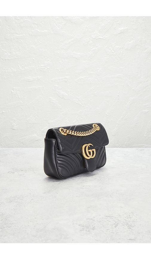 Gucci Mini GG Marmont Shoulder Bag in - FWRD Renew - Modalova