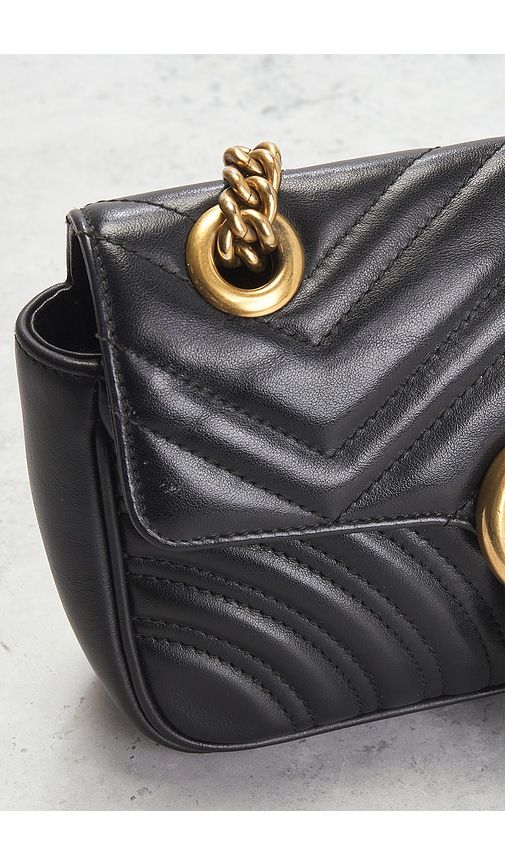 Gucci Mini GG Marmont Shoulder Bag in - FWRD Renew - Modalova