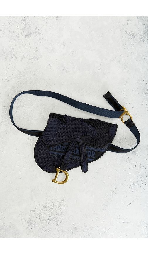Dior Embroidered Saddle Belt Bag in - FWRD Renew - Modalova
