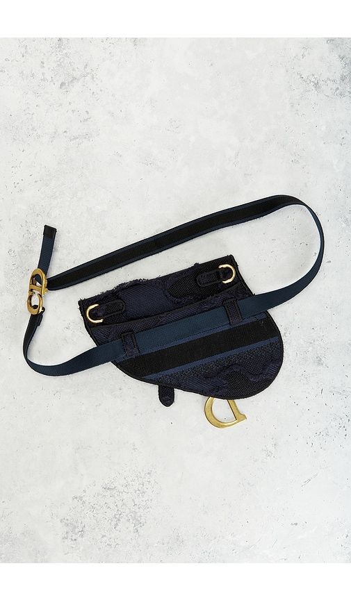 Dior Embroidered Saddle Belt Bag in - FWRD Renew - Modalova