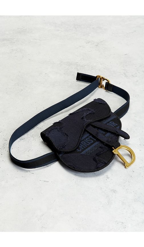 Dior Embroidered Saddle Belt Bag in - FWRD Renew - Modalova