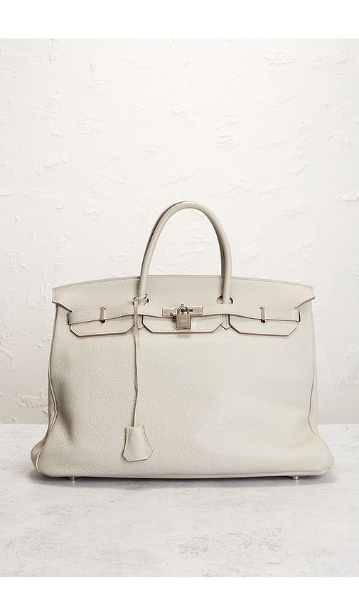 Hermes Togo Birkin 40 Handbag in Grey - FWRD Renew - Modalova