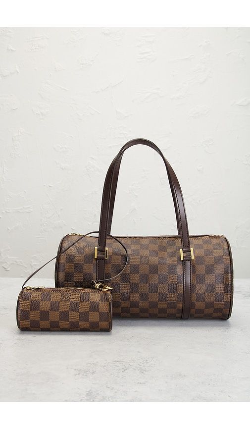 Louis Vuitton Damier Ebene Papillon 30 Handbag & Mini Set in - FWRD Renew - Modalova