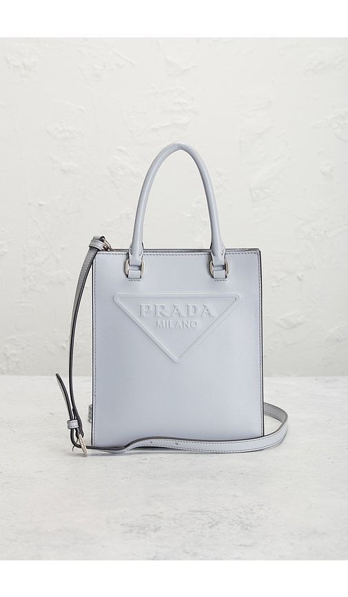 Prada Mini Drill Tote Bag in - FWRD Renew - Modalova