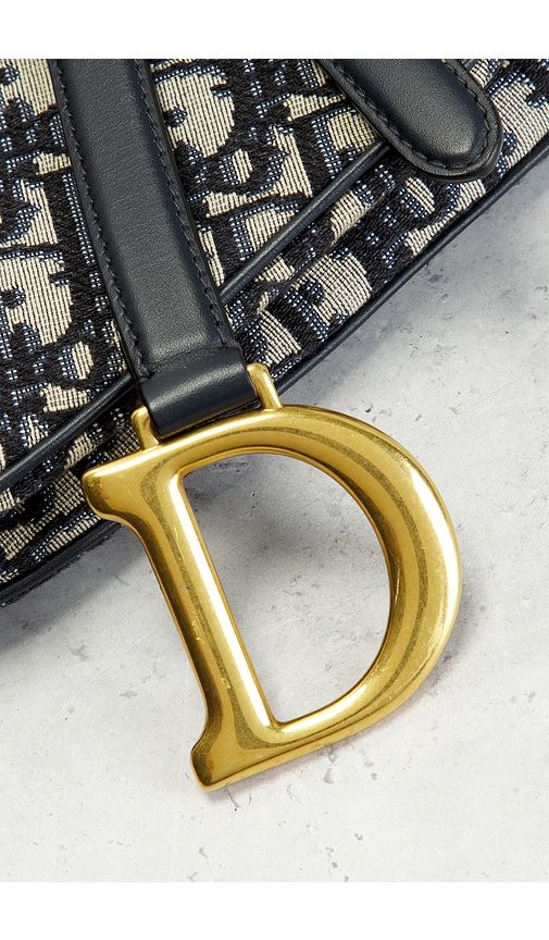 Dior Trotter Oblique Saddle Bag in - FWRD Renew - Modalova