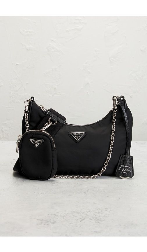 Prada Re-Edition 2005 Re-Nylon Shoulder Bag in - FWRD Renew - Modalova