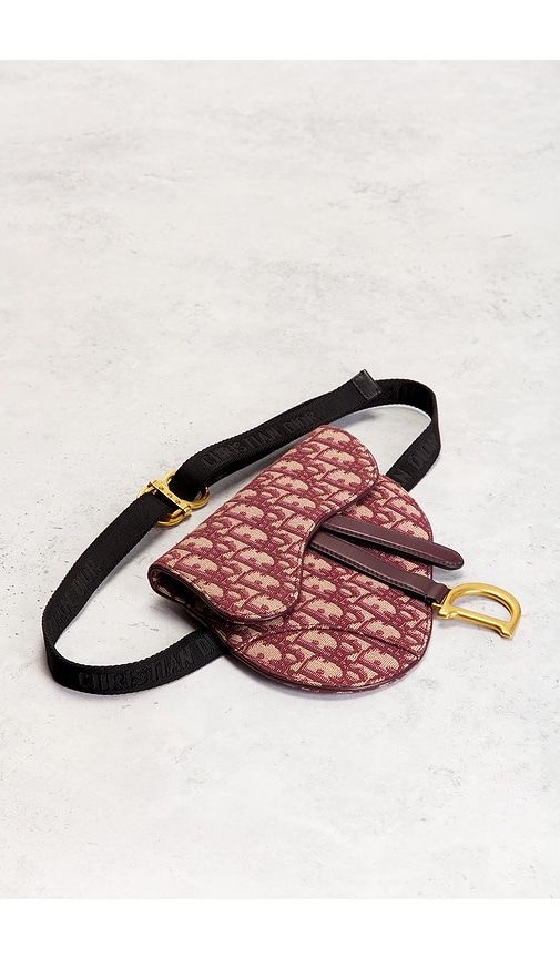 Dior Trotter Oblique Saddle Belt Bag in - FWRD Renew - Modalova