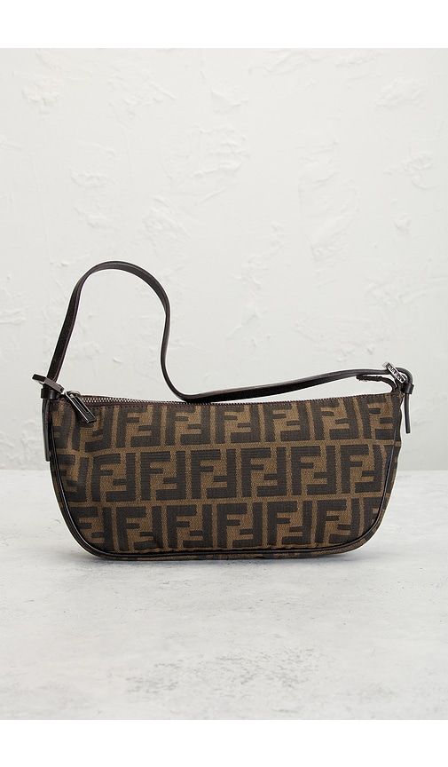 Fendi Zucca Pochette Shoulder Bag in - FWRD Renew - Modalova